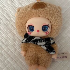 Cute Plush Doll with Scarf